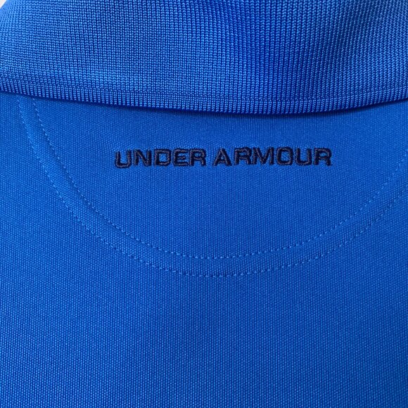Under Armour Men’s HeatGear Golf Shirt – Blue – XL - Picture 8 of 14